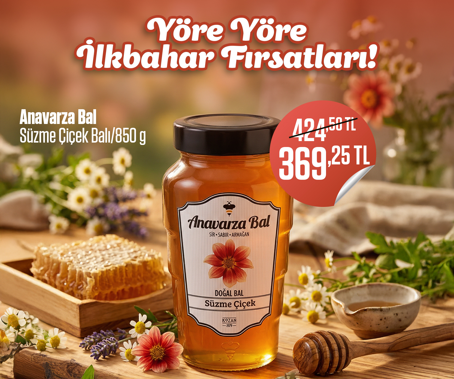 Anavarza Bal Çiçek Balı Kampanyası